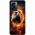Mobile case for OnePlus Nord N300 with Football design