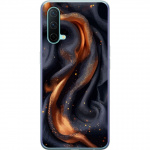 Mobile case for OnePlus Nord CE 5G with Fiery silk design