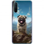 Mobile case for OnePlus Nord CE 5G with Happy Dog design