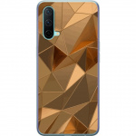 Mobile case for OnePlus Nord CE 5G with 3D Gold design