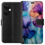 Wallet case for OnePlus Nord CE3 with Magical flowers design