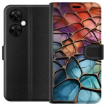 Wallet case for OnePlus Nord CE 3 Lite with Metallic pattern design