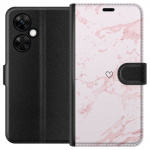 Wallet case for OnePlus Nord CE 3 Lite with Pink Heart design