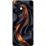 Mobile case for OnePlus Nord CE 3 Lite with Fiery silk design