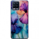 Mobile case for Realme 8 with Magical flowers design