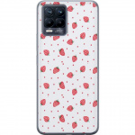 Mobile case for Realme 8 with Strawberries design