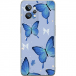 Mobile case for Realme GT2 Pro with Blue butterflies design