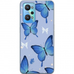Mobile case for Realme GT Neo2 with Blue butterflies design