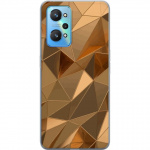 Mobile case for Realme GT Neo2 with 3D Gold design