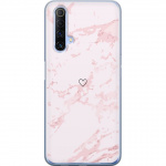 Mobile case for Realme X50 5G with Pink Heart design