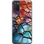 Mobile case for Samsung Galaxy A02s with Metallic pattern design
