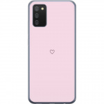 Mobile case for Samsung Galaxy A02s with Heart design