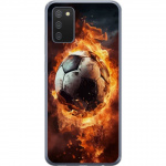 Mobile case for Samsung Galaxy A02s with Football design