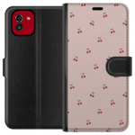 Wallet case for Samsung Galaxy A03 with Cherry design