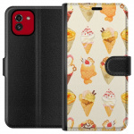 Wallet case for Samsung Galaxy A03 with Glassy design