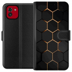 Wallet case for Samsung Galaxy A03 with Luxurious Pattern design