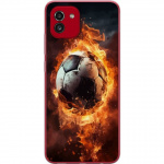 Mobile case for Samsung Galaxy A03 with Football design
