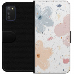 Wallet case for Samsung Galaxy A03s with Flowers design
