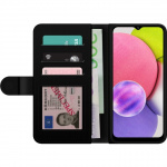 Wallet case for Samsung Galaxy A03s with Marble design