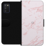 Wallet case for Samsung Galaxy A03s with Pink Heart design