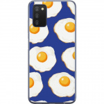 Mobile case for Samsung Galaxy A03s with Fried eggs design