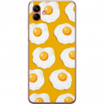 Mobile case for Samsung Galaxy A04 with Fried egg design