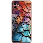 Mobile case for Samsung Galaxy A04 with Metallic pattern design