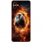 Mobile case for Samsung Galaxy A04 with Football design