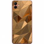Mobile case for Samsung Galaxy A04 with 3D Gold design