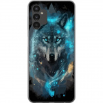 Mobile case for Samsung Galaxy A04s with Wolf design
