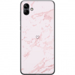 Mobile case for Samsung Galaxy A05 with Pink Heart design