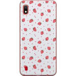 Mobile case for Samsung Galaxy A10 with Strawberries design