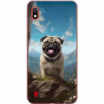 Mobile case for Samsung Galaxy A10 with Happy Dog design