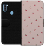Wallet case for Samsung Galaxy A11 with Cherry design
