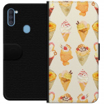 Wallet case for Samsung Galaxy A11 with Glassy design