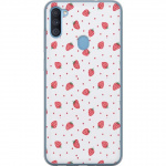 Mobile case for Samsung Galaxy A11 with Strawberries design
