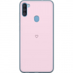 Mobile case for Samsung Galaxy A11 with Heart design
