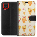 Wallet case for Samsung Galaxy A12 with Glassy design