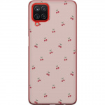 Mobile case for Samsung Galaxy A12 with Cherry design