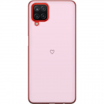 Mobile case for Samsung Galaxy A12 with Heart design