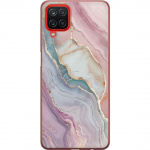 Mobile case for Samsung Galaxy A12 with Marble design