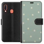 Wallet case for Samsung Galaxy A20e with Priest\'s collars design Wallet case for Samsung Galaxy A20e with Priest\'s collars design