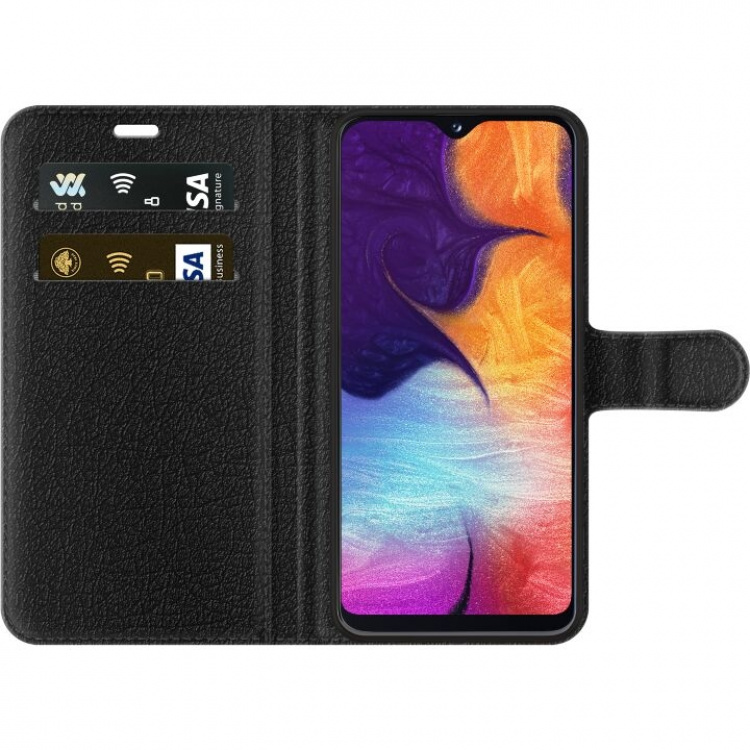 Wallet case for Samsung Galaxy A20e with Heart design
