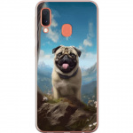 Mobile case for Samsung Galaxy A20e with Happy Dog design Mobile case for Samsung Galaxy A20e with Happy Dog design