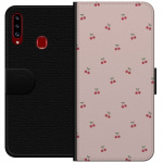 Wallet case for Samsung Galaxy A20s with Cherry design
