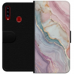 Wallet case for Samsung Galaxy A20s with Marble design