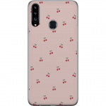 Mobile case for Samsung Galaxy A20s with Cherry design