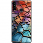 Mobile case for Samsung Galaxy A20s with Metallic pattern design