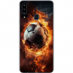 Mobile case for Samsung Galaxy A20s with Football design