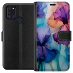 Wallet case for Samsung Galaxy A21s with Magical flowers design